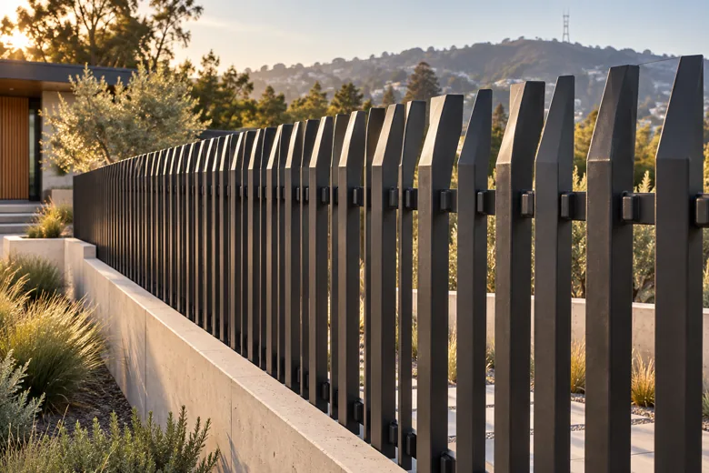 Finished CastleSpan Steel fence