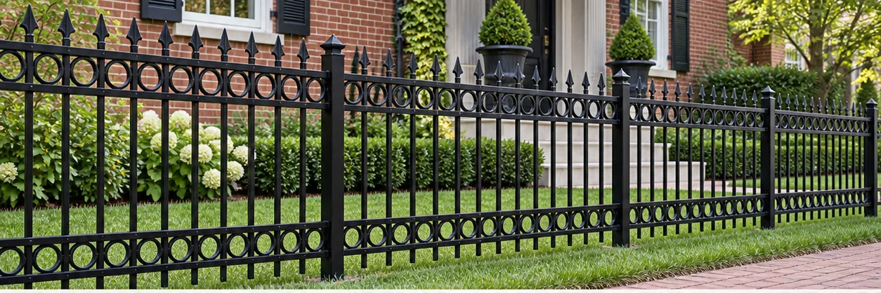Double Ring & Spear Railing visualization 3